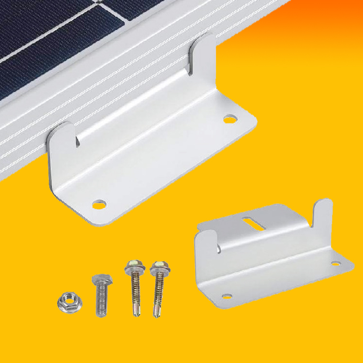 Aisolar Solar Panel Aluminum Z Mounting Brackets Kit