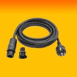 Solar cable with Germany plug and micro inverter plug